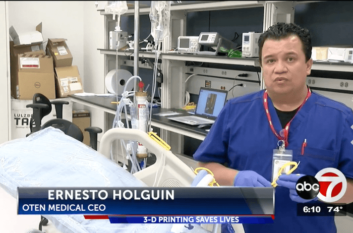 OTEN Medical's CEO and founder Ernesto Holguin is an RN and recognized nurse innovator 