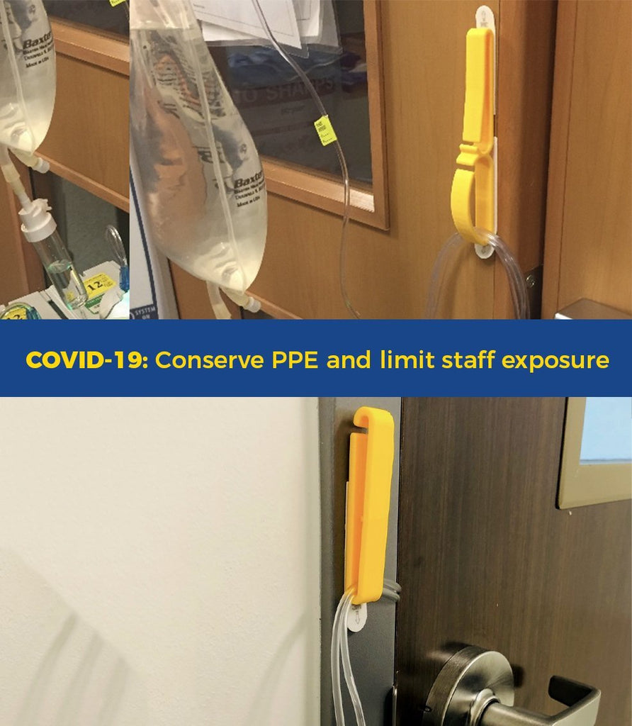 iLine Select has been used during the Coronavirus pandemic to manage lines outside patients room